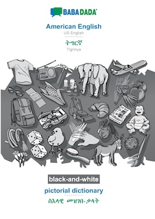 Front cover_American English - Tigrinya (in ge'ez script), pictorial dictionary, BW