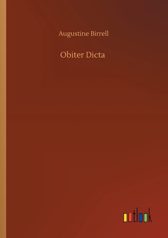 Front cover_Obiter Dicta