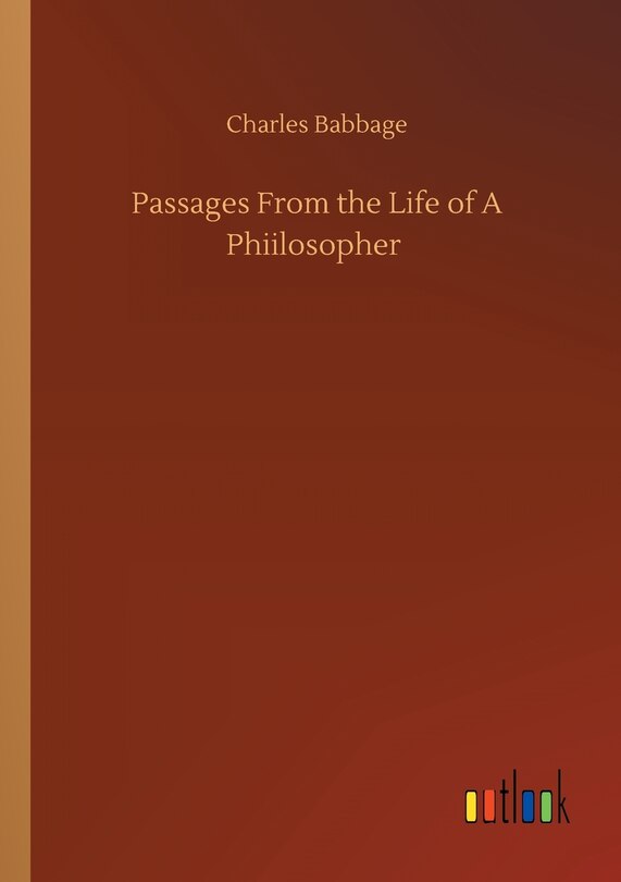 Couverture_Passages From the Life of A Phiilosopher