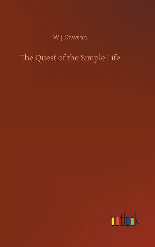 Couverture_The Quest of the Simple Life