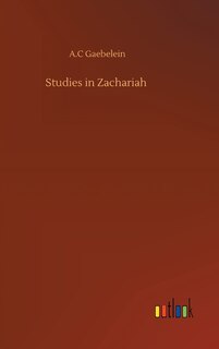 Couverture_Studies in Zachariah