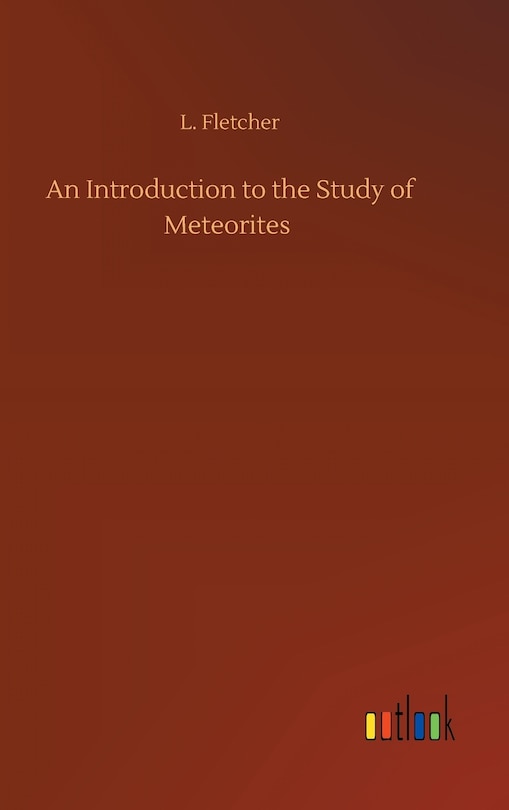 Couverture_An Introduction to the Study of Meteorites