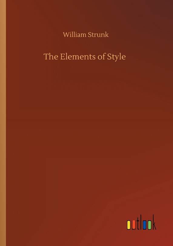 Front cover_The Elements of Style