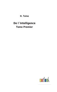 Front cover_De l´Intelligence