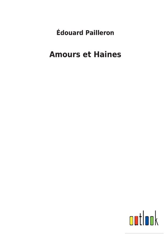 Couverture_Amours et Haines