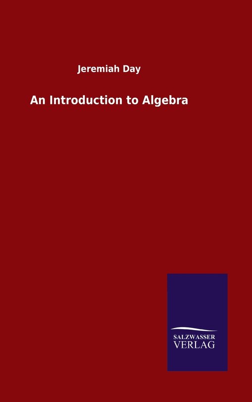 Front cover_An Introduction to Algebra
