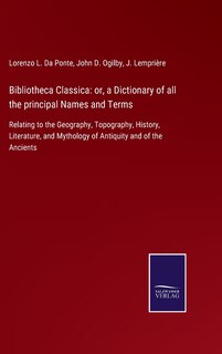 Front cover_Bibliotheca Classica