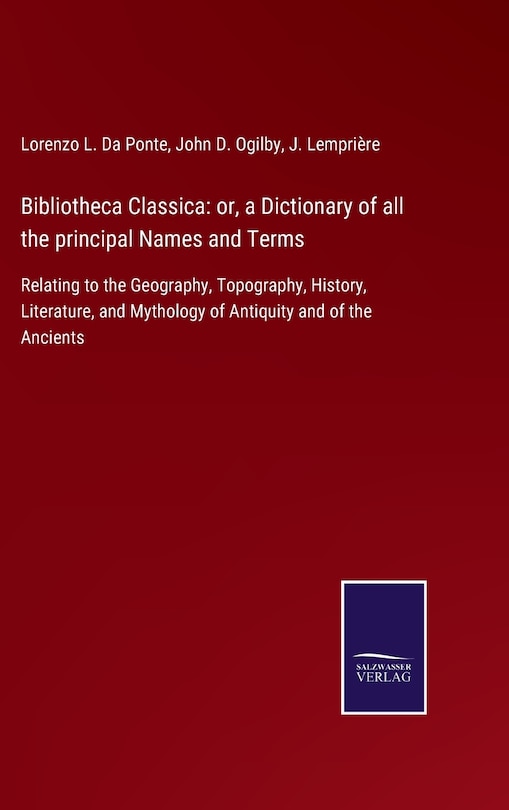 Front cover_Bibliotheca Classica