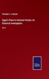 Front cover_Egypt's Place in Universal History