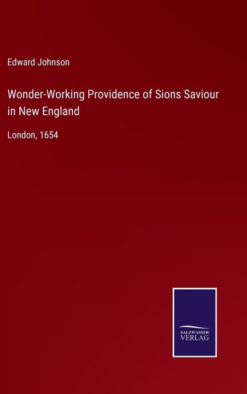 Front cover_Wonder-Working Providence of Sions Saviour in New England