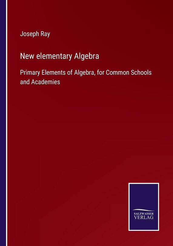 Couverture_New elementary Algebra