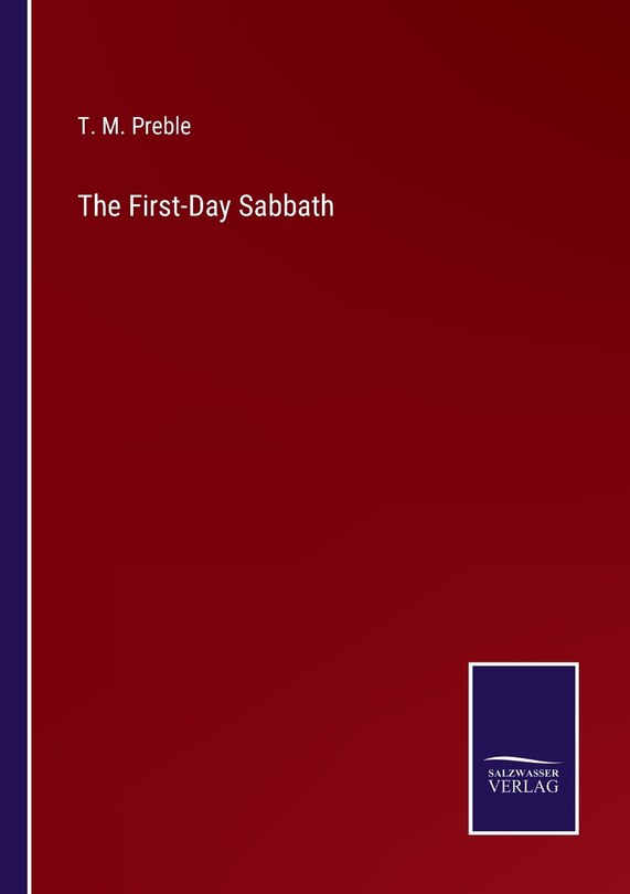 Front cover_The First-Day Sabbath