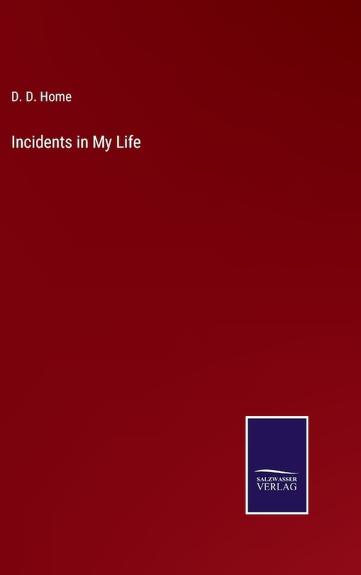 Front cover_Incidents in My Life