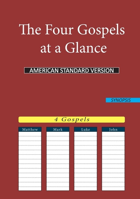 Front cover_The Four Gospels at a Glance