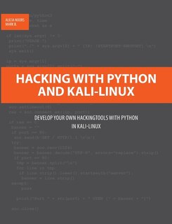 Couverture_Hacking with Python and Kali-Linux