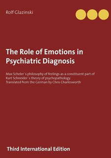 Front cover_The Role of Emotions in Psychiatric Diagnosis