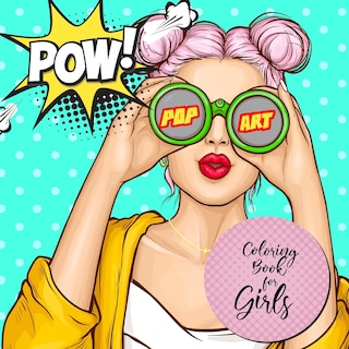 Front cover_Pop Art Coloring Book for Girls