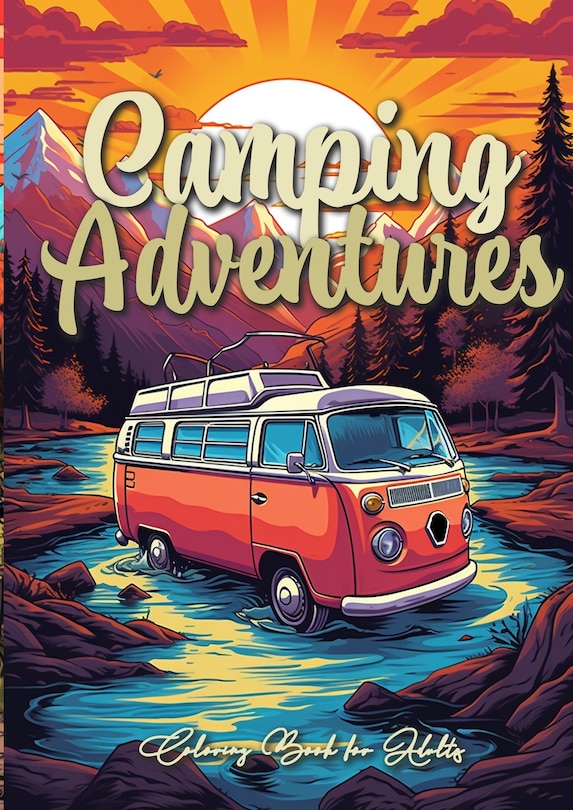 Couverture_Camping Adventures Grayscale Coloring Book for Adults