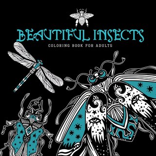 Front cover_Beautiful Insects Coloring Book for Adults