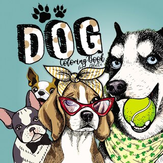 Couverture_Dog Coloring Book for Adults