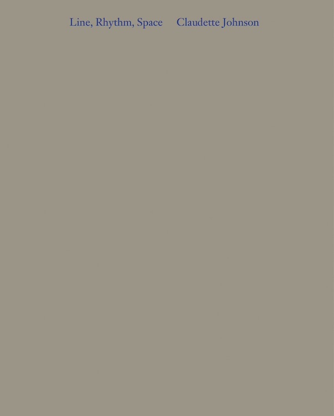Front cover_Claudette Johnson: Line, Rhythm, Space