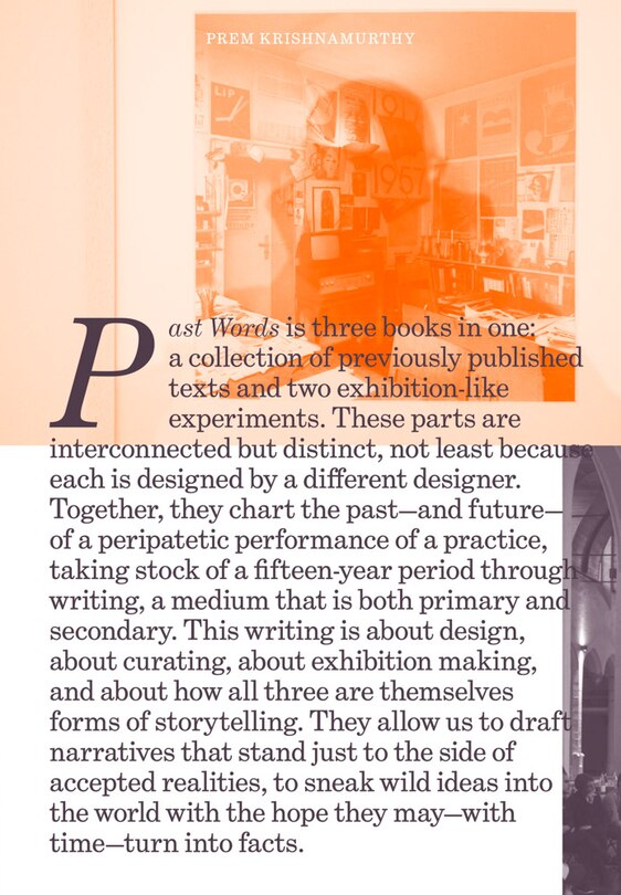 Front cover_Prem Krishnamurthy: Past Words