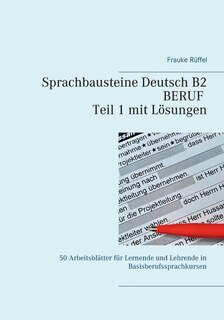 Front cover_Sprachbausteine Deutsch B2 Beruf - Teil 1 mit Lösungen
