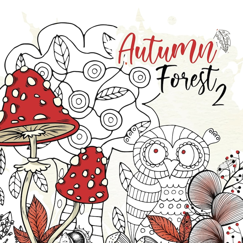 Couverture_Autumn Forest Coloring Book for Adults 2