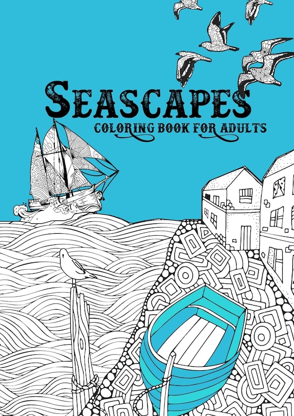 Couverture_Seascapes Coloring Book for Adults