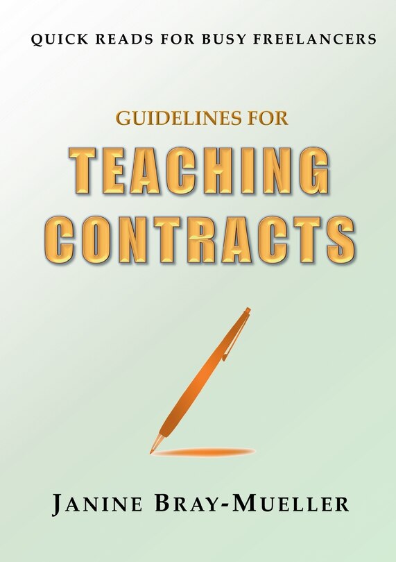 Front cover_Guidelines for Teaching Contracts