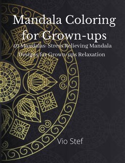 Front cover_Mandala coloring for Grown-ups