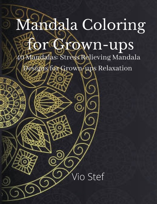 Front cover_Mandala coloring for Grown-ups