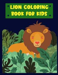 Front cover_Lion- Coloring Book for kids