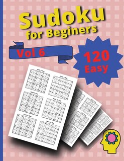 Front cover_120 Easy Sudoku for Beginners Vol 6