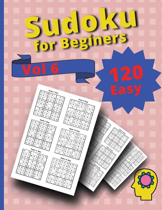 Front cover_120 Easy Sudoku for Beginners Vol 6