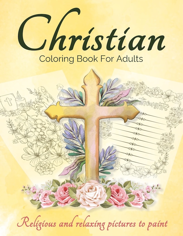 Couverture_Christian Coloring Book For Adults And Teens