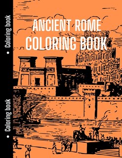 Front cover_Ancient Rome Coloring Book