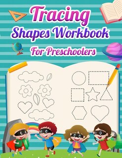 Front cover_Tracing Shapes Workbook For Preschoolers
