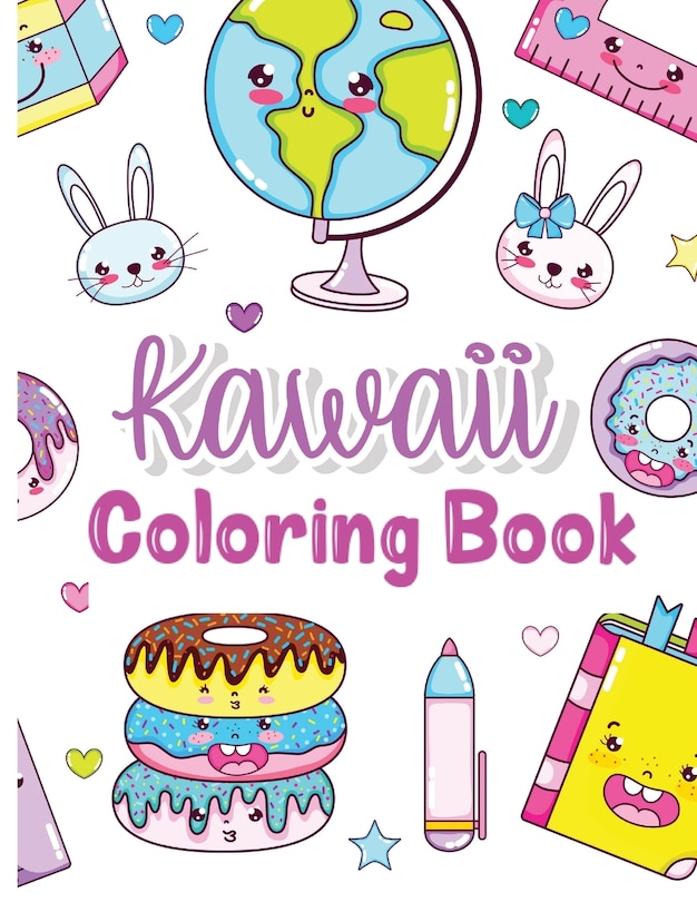 Front cover_Kawaii Coloring Book
