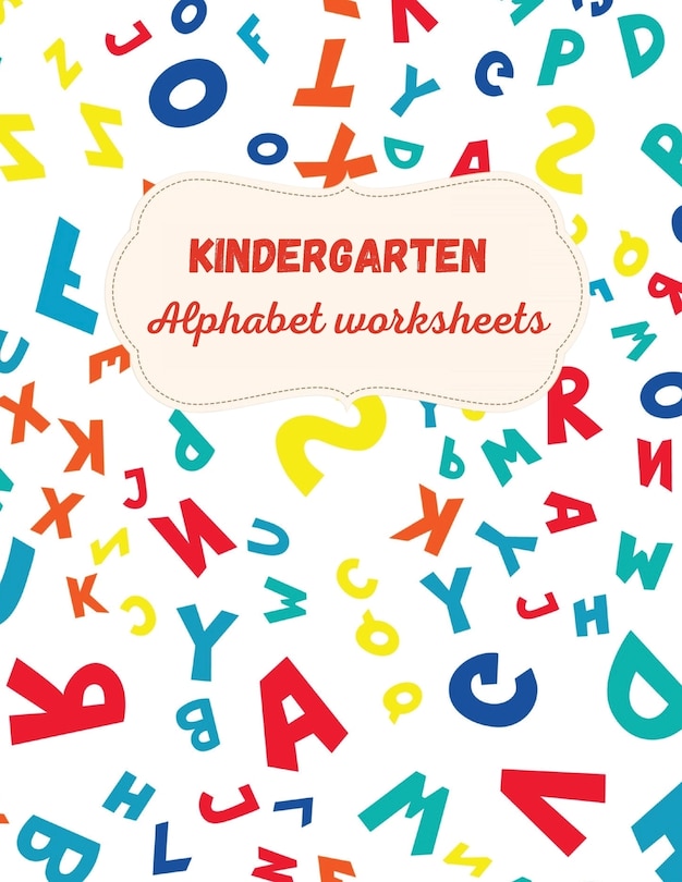 Front cover_Kindergarten Alphabet Worksheets