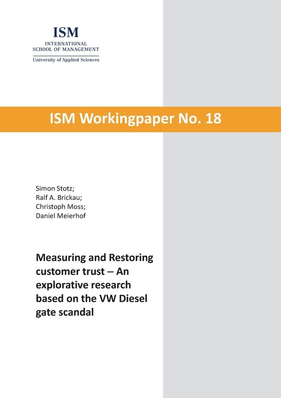 Couverture_Measuring and Restoring customer trust