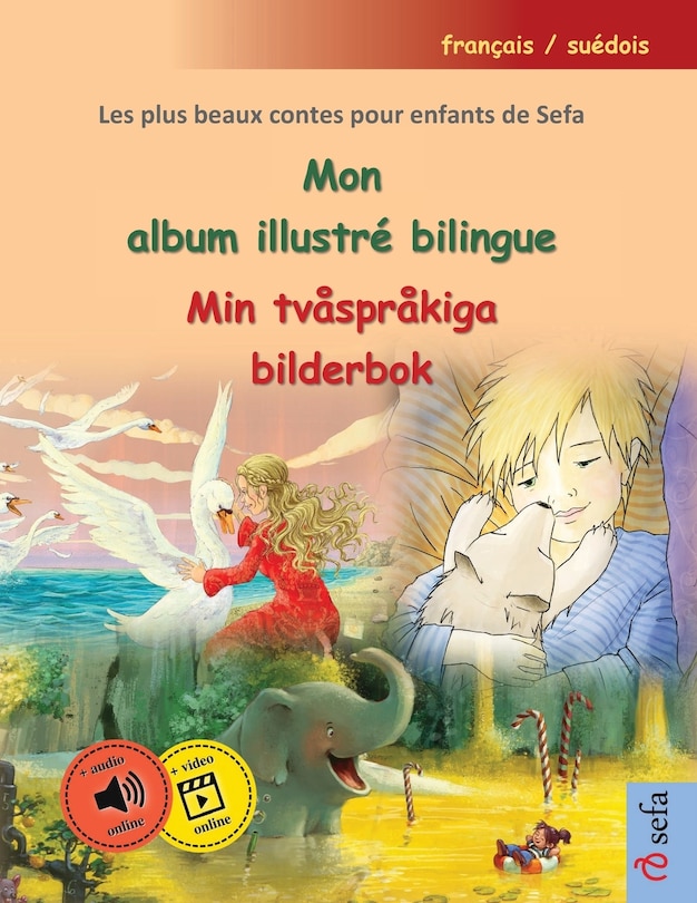 Couverture_Mon album illustré bilingue - Min tvåspråkiga bilderbok (français / suédois)
