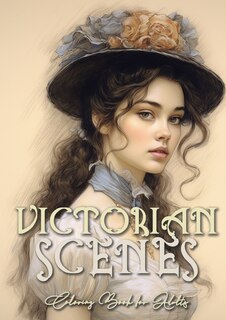 Front cover_Victorian Scenes Coloring Book for Adults