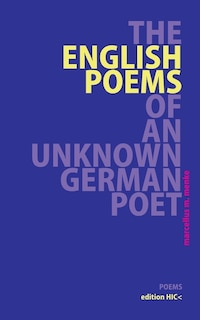 Couverture_The English Poems of an Unknown German Poet