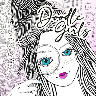 Front cover_Doodle Girls Coloring Book for Girls