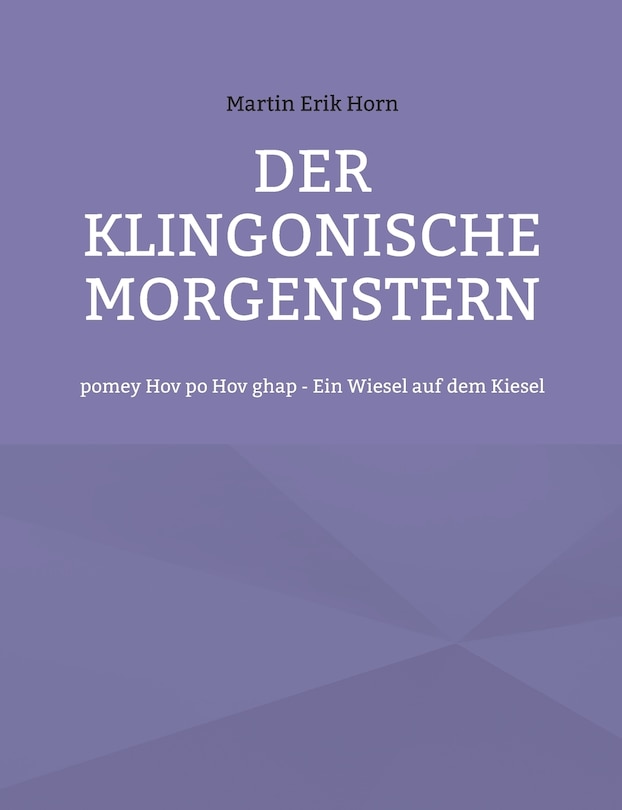 Front cover_Der Klingonische Morgenstern