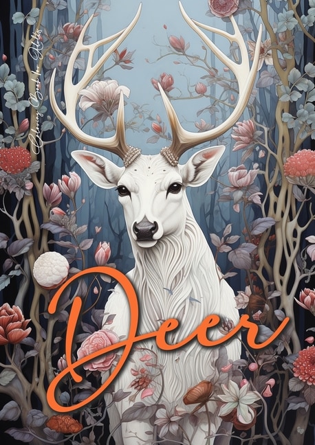 Couverture_Deer Coloring Book for Adults