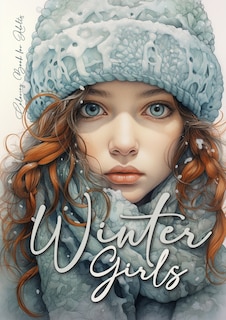 Front cover_Winter Girls Coloring Book for Adults