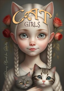 Front cover_Cat Girls Coloring Book for Adults