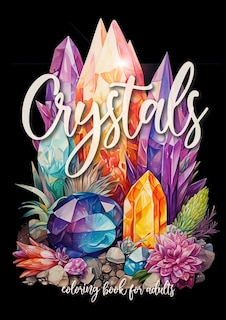 Front cover_Crystals Coloring Book for Adults